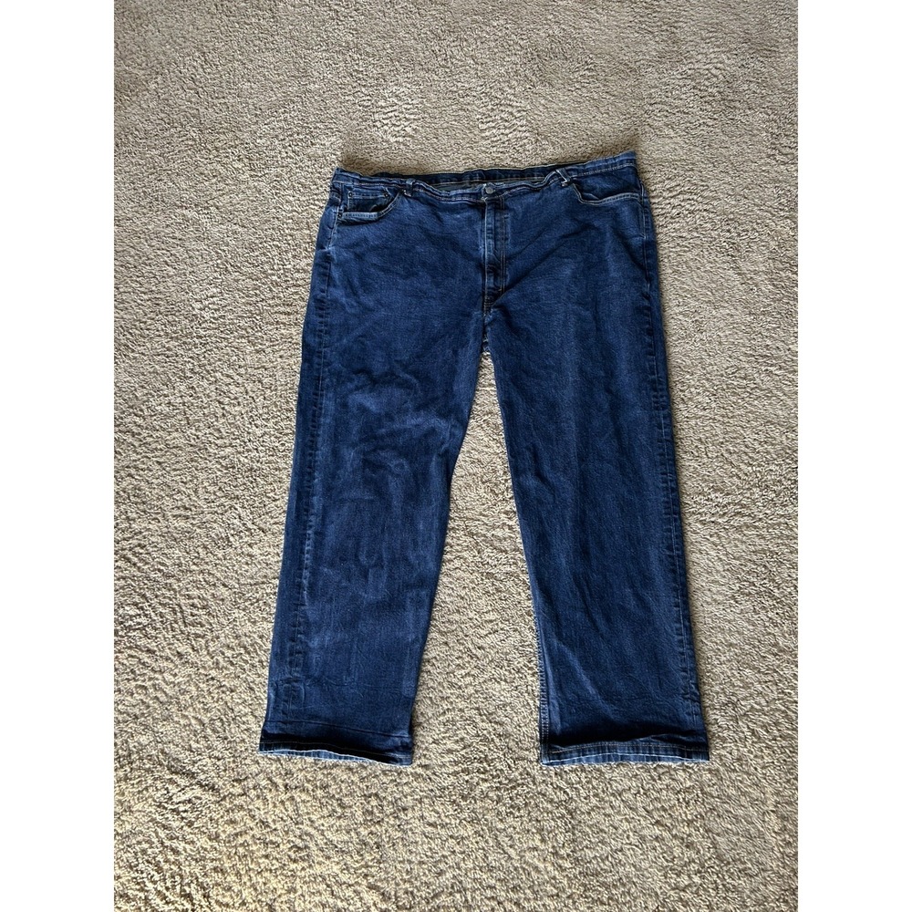 Levi's 550 Jeans Mens 54x32 Relaxed Fit Straight Leg Dark Wash